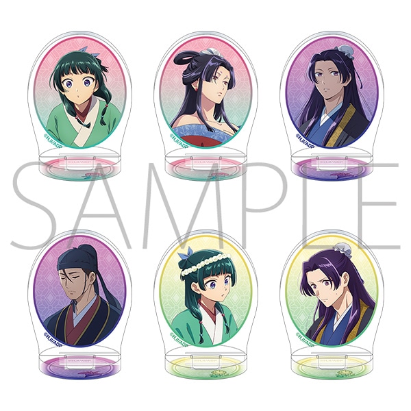 薬屋のひとりごと　ちゅあスタ　ミニチュアアクリルスタンドコレクション／牡丹、花菖蒲、シロツメクサ