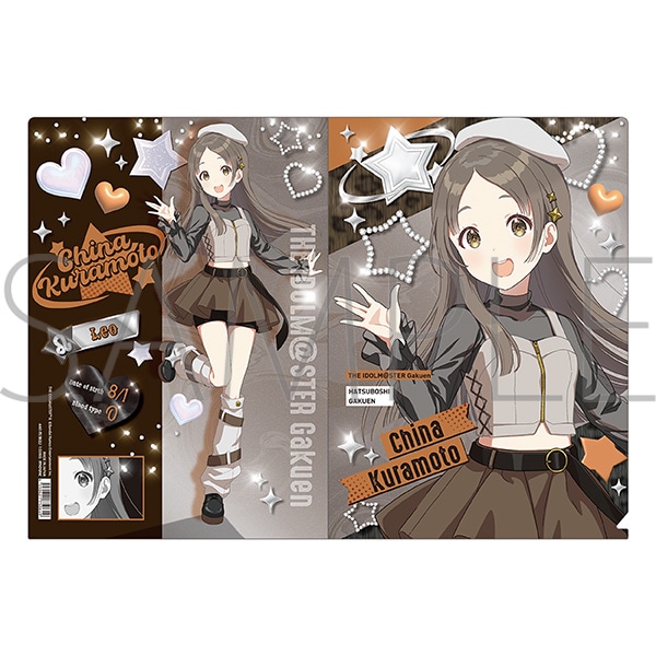 学園アイドルマスター　クリアファイル／倉本千奈　ECLIPSE LIGHT