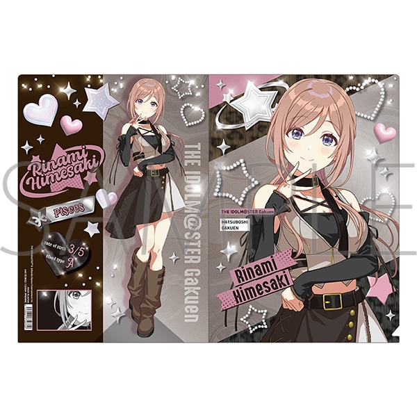 学園アイドルマスター　クリアファイル／姫崎莉波　ECLIPSE LIGHT