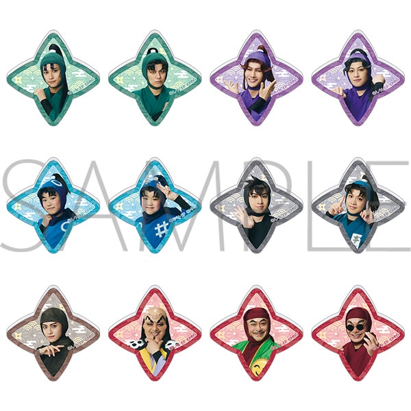 トレーディングアクリルスピナーリング／A／全12種　ミュージカル「忍たま乱太郎」第16弾 忍術学園学園祭 事前通販