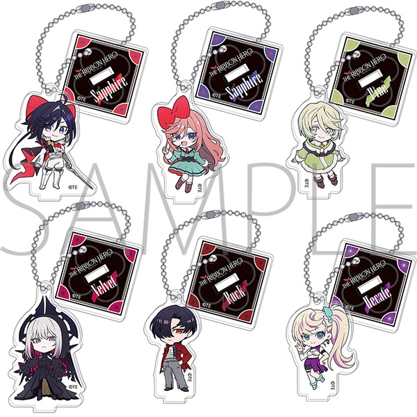 THE RIBBON HERO リボンヒーロー　スタンド付きアクリルキーホルダーコレクション