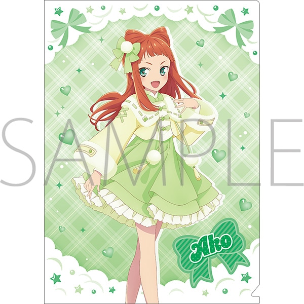 アイカツスターズ！　クリアファイル／早乙女あこ Winter Boa Style ver.