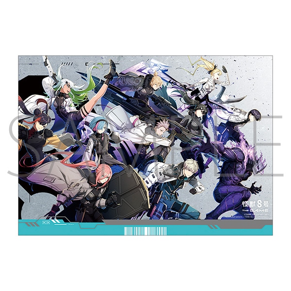 怪獣８号 THE GAME　クリアポスター　集合C