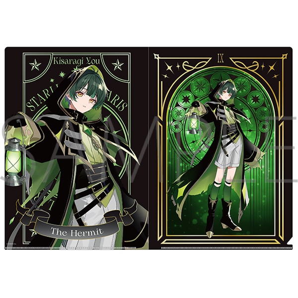 すたぽら　クリアファイル／如月ゆう　VOISING Tarot Fair -The Arcana Collection-