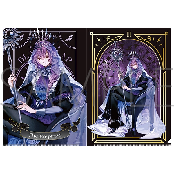 ブラフラ　クリアファイル／リンドウ ネイロ　VOISING Tarot Fair -The Arcana Collection-
