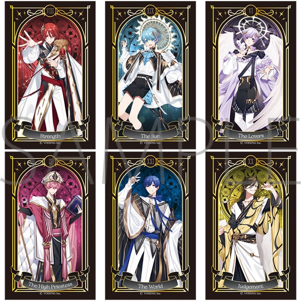 いれいす　クリアタロット風カードコレクション／いれいす　VOISING Tarot Fair -The Arcana Collection-