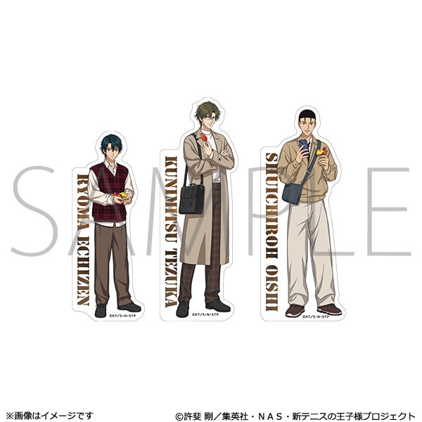 新テニスの王子様　ステッカーセット／越前リョーマ＆手塚国光＆大石秀一郎　紅葉狩りver.