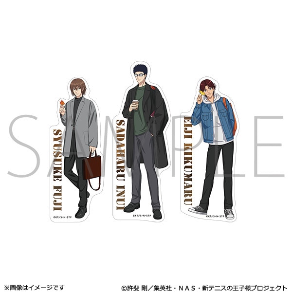 新テニスの王子様　ステッカーセット／不二周助＆乾 貞治＆菊丸英二　紅葉狩りver.