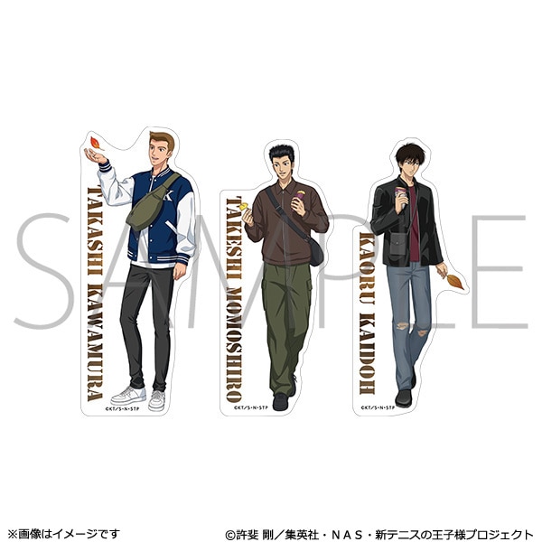 新テニスの王子様　ステッカーセット／河村 隆＆桃城 武＆海堂 薫　紅葉狩りver.