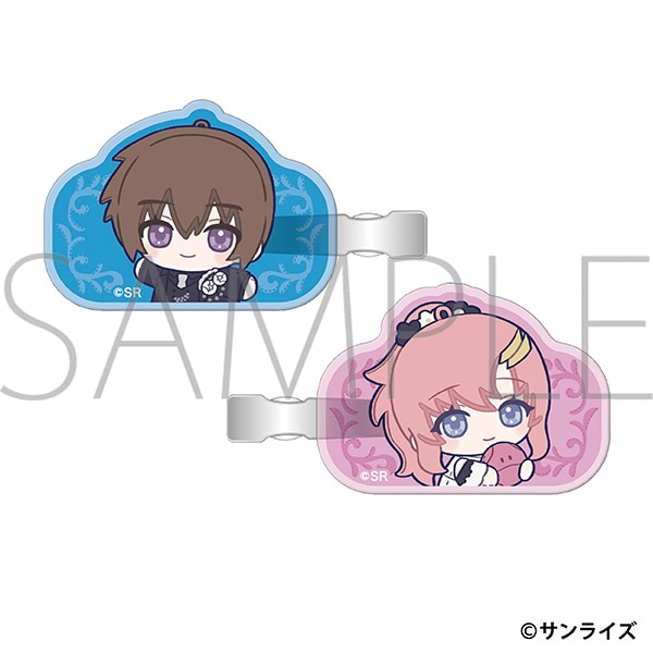 機動戦士ガンダムSEED FREEDOM ZERO　アクリルヘアクリップセット／ぬいパル　すきっぷ　キラ・ヤマト＆ラクス・クライン