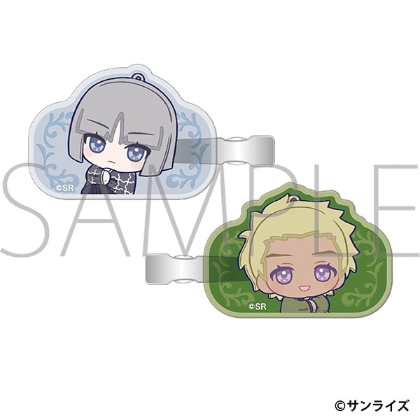 機動戦士ガンダムSEED FREEDOM ZERO　アクリルヘアクリップセット／ぬいパル　すきっぷ　イザーク・ジュール＆ディアッカ・エルスマン