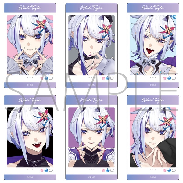 バーチャルYouTuber　Whale Taylor　アクリルカードコレクション