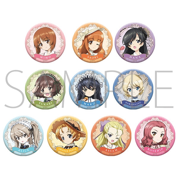 ガールズ＆パンツァー最終章　キャラバッジコレクション