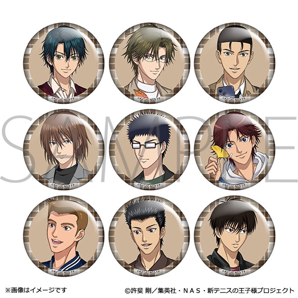 新テニスの王子様　キャラバッジコレクション　紅葉狩りver.　カートンBOX9個入