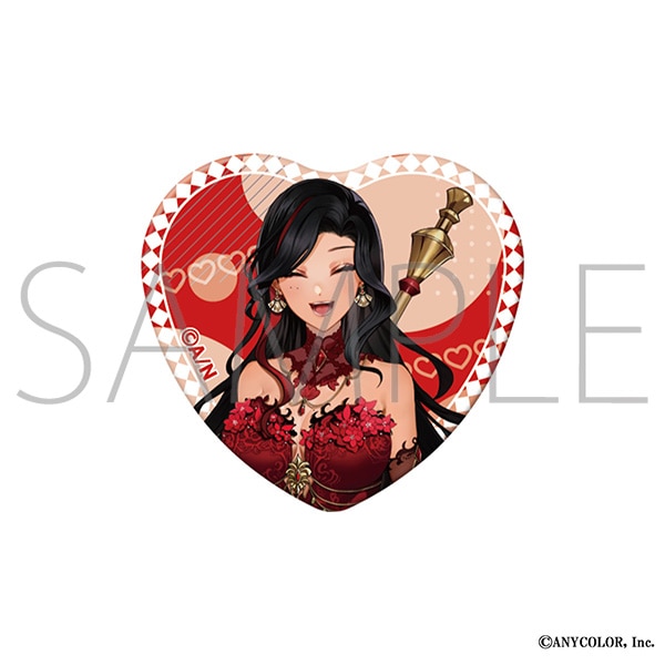 NIJISANJI EN　ハート缶バッジ／Scarle Yonaguni