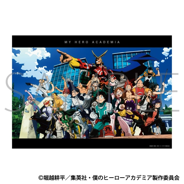 僕のヒーローアカデミア　A3クリアポスター／A