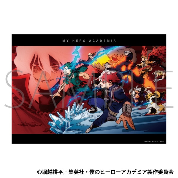 僕のヒーローアカデミア　A3クリアポスター／D