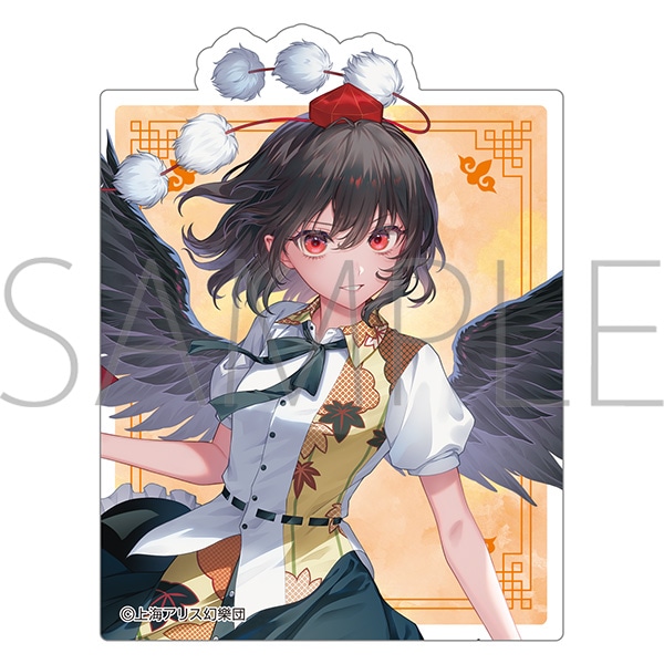 東方Project　ステッカー／射命丸文
