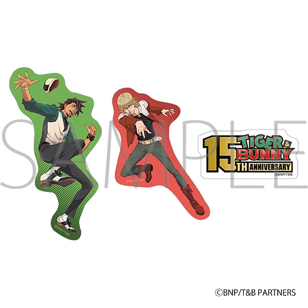 TIGER & BUNNY　15周年 ステッカーセット