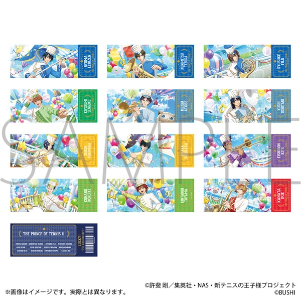 テニスの王子様 新テニスの王子様 RisingBeat　トレーディングメタリックチケット風カード LUCKY！ ver. 【BOX】1BOX12個入