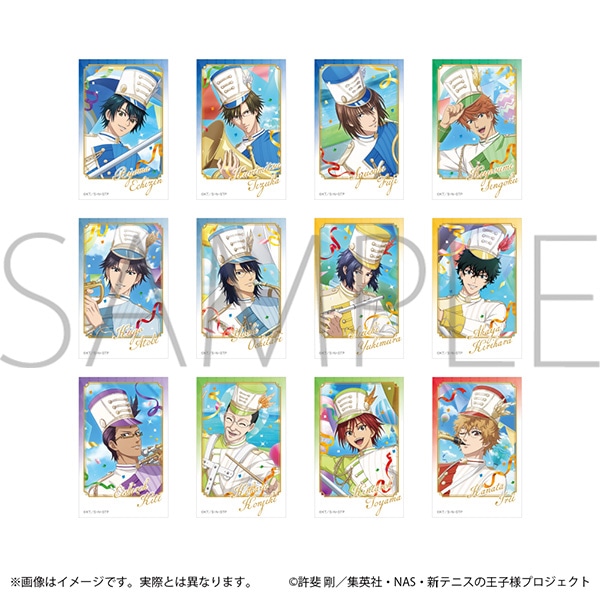 テニスの王子様 新テニスの王子様 RisingBeat　トレーディングフォト風ステッカー LUCKY！ver.【BOX】1BOX12個入