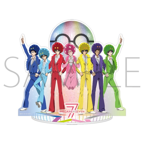 テニスの王子様 メガネ☆セブン「メガネ☆アフロ」アクリルジオラマ