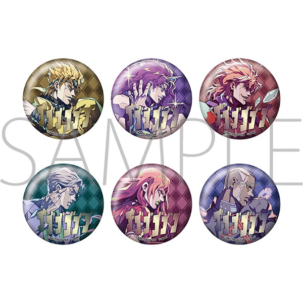ジョジョの奇妙な冒険 オラオラオーバードライブ　ジュエリー缶バッジコレクション Evils Ver. 全6種