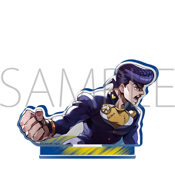 ジョジョの奇妙な冒険 オラオラオーバードライブ　フチカラーアクリルスタンド／東方 仗助（1周年ver.)