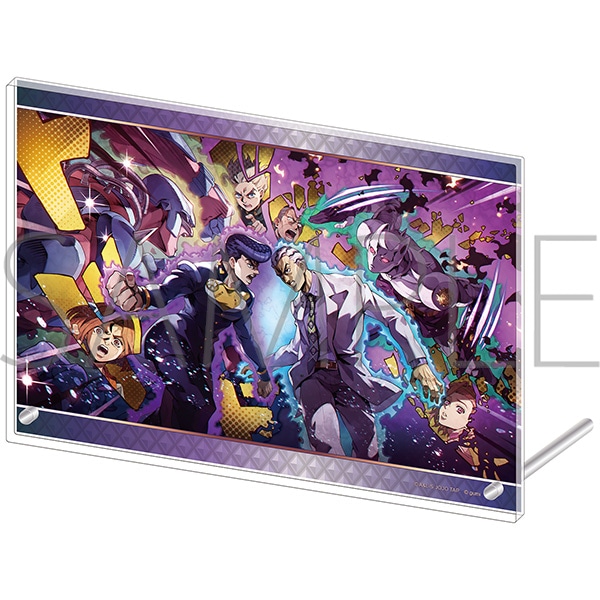 ジョジョの奇妙な冒険 オラオラオーバードライブ　アクリルアートパネル（1周年ver.)