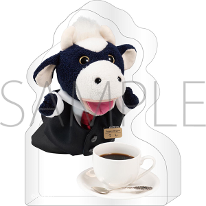 パペットマペット ポップアップストア＆アニメイトカフェ 事後通販　アクリルフィギュア　A　おまたせ、コーヒー入ったよ(うしくん)